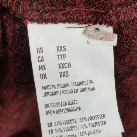 American Eagle Dress Womens XXS Brown Turtleneck Sweater Open-Back Knee Length - Picture 6 of 11